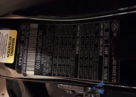 2017 Land Rover Discovery Sport Hse from USA, damaged, VIN SALCR2BGXHH651103